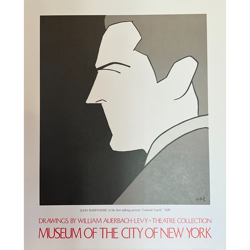 William Auerbach-Levy "General Crack" Poster